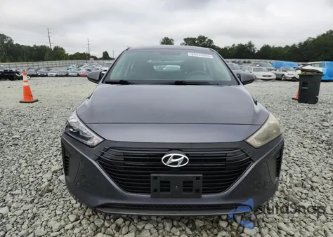 2018 Hyundai Ioniq Blue from USA, damaged, VIN KMHC65LC6JU076472